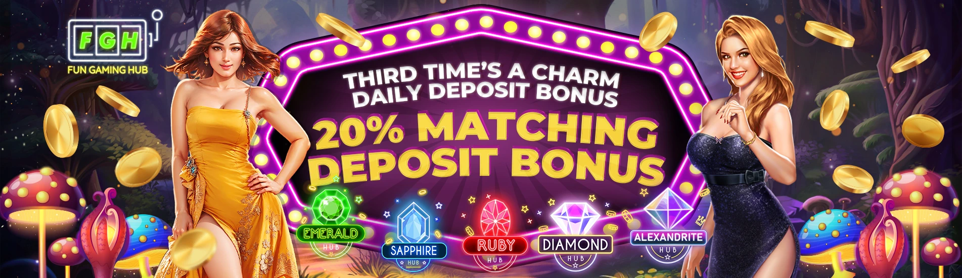 A Charm Daily Deposit Bonus